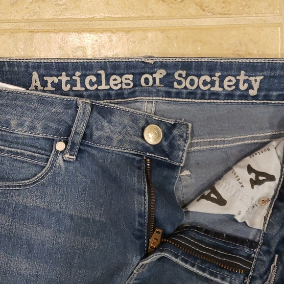 Articles of Society Mya Atlantic Wash Skinny Jean - Picture 1 of 6